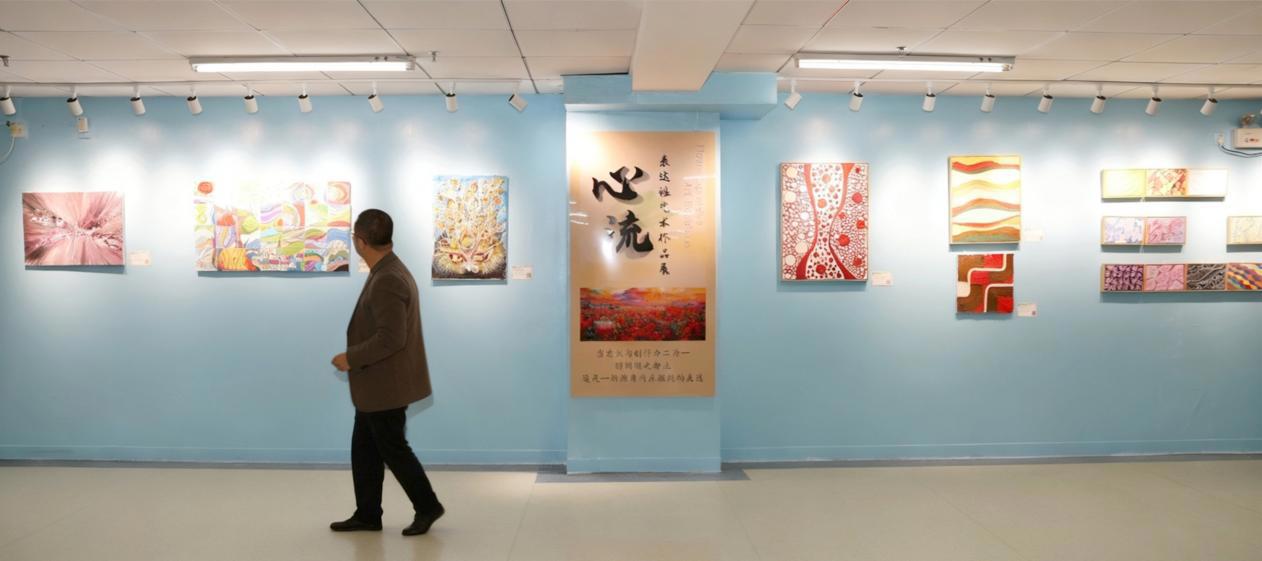 艺术疗愈赋能精神康复——我院“心流”表达性艺术治疗画展精彩亮相